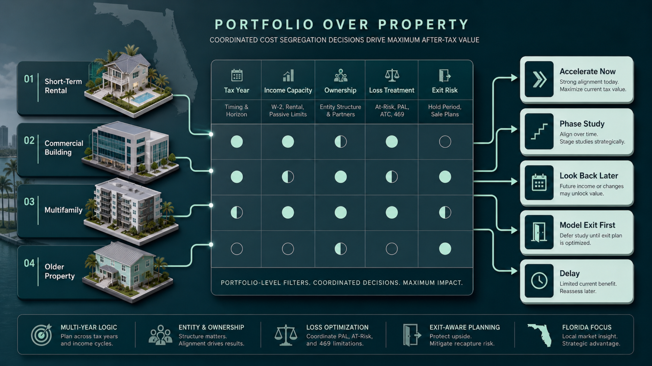 Coordinating Cost Segregation Across Multiple Properties and Tax Years