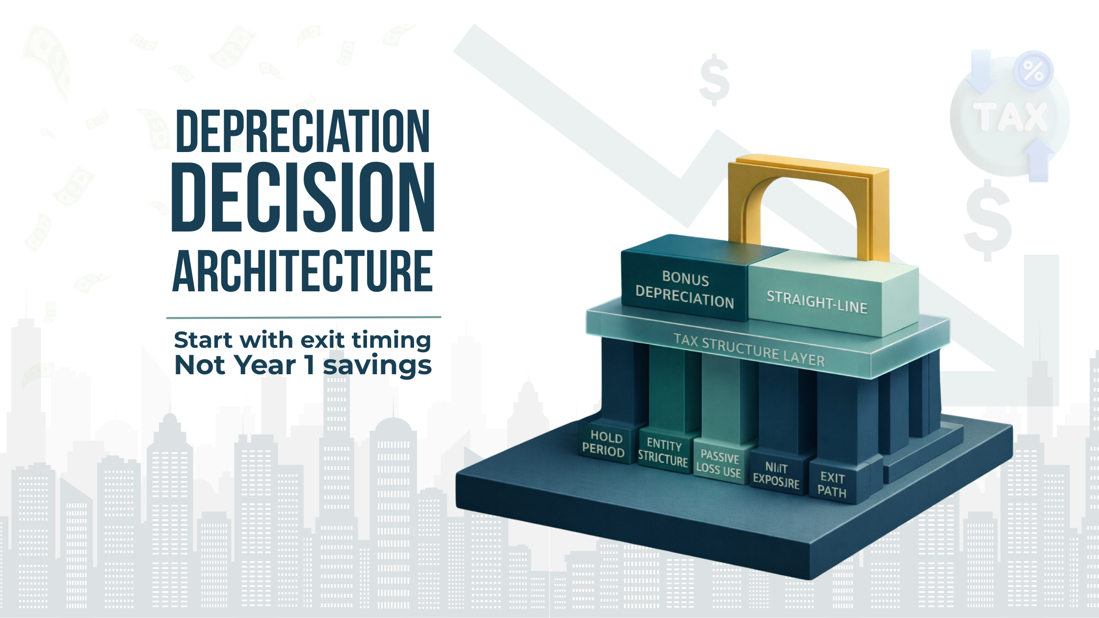 Bonus Depreciation vs Straight-Line: Choosing Based on Exit Strategy, Not Just Cash Savings