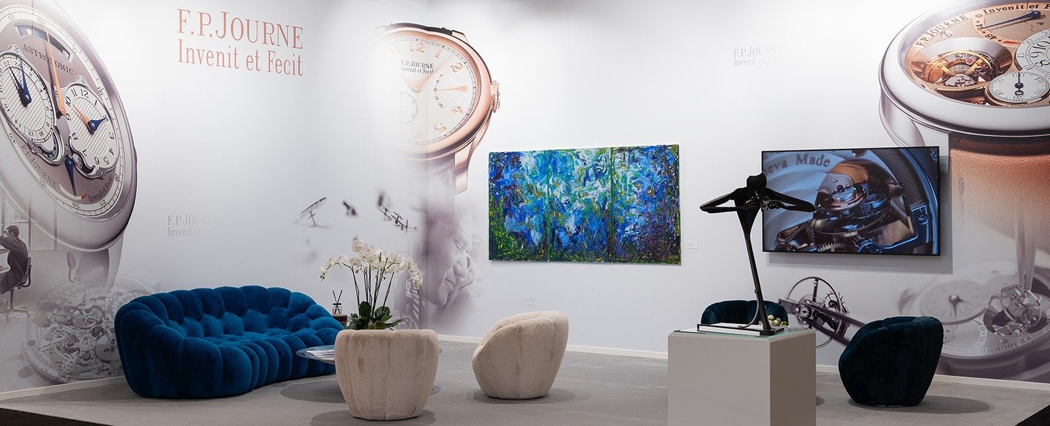 Tryptique huile sur toile, Art Gstaad 2025