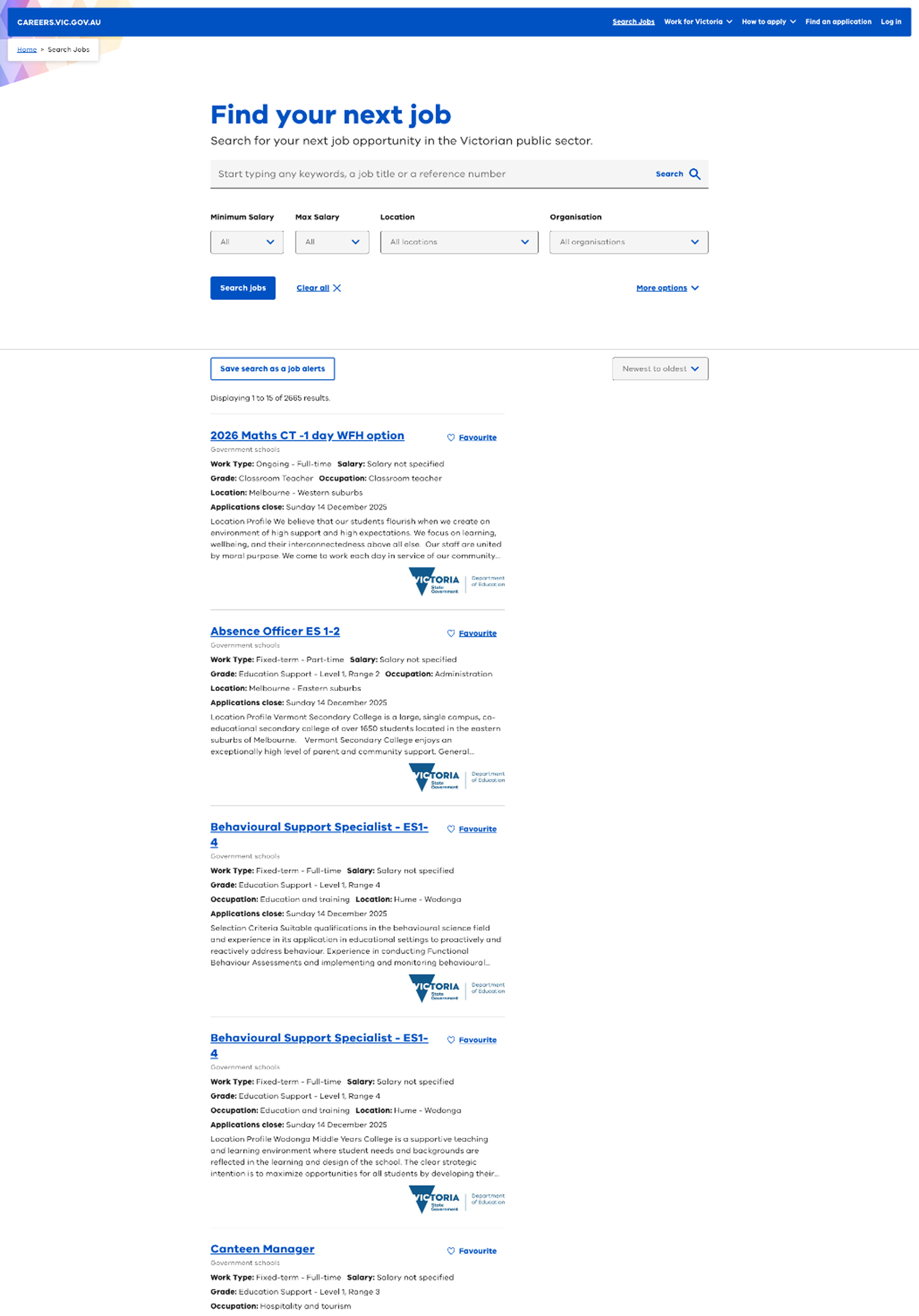 Better search page with more intuitiive filters and scanability. 