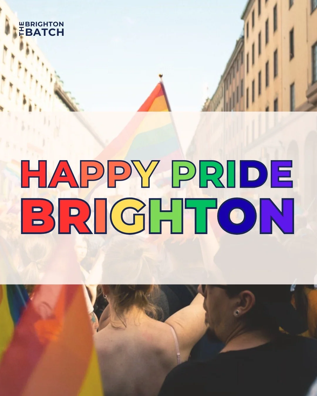 Queer love is beautiful and vital. LGBTQIA+ friends, Brighton loves and needs you. 

Stay hydrated, stay safe, and spread love.

Happy Pride, Brighton 💗 

#brightonpride