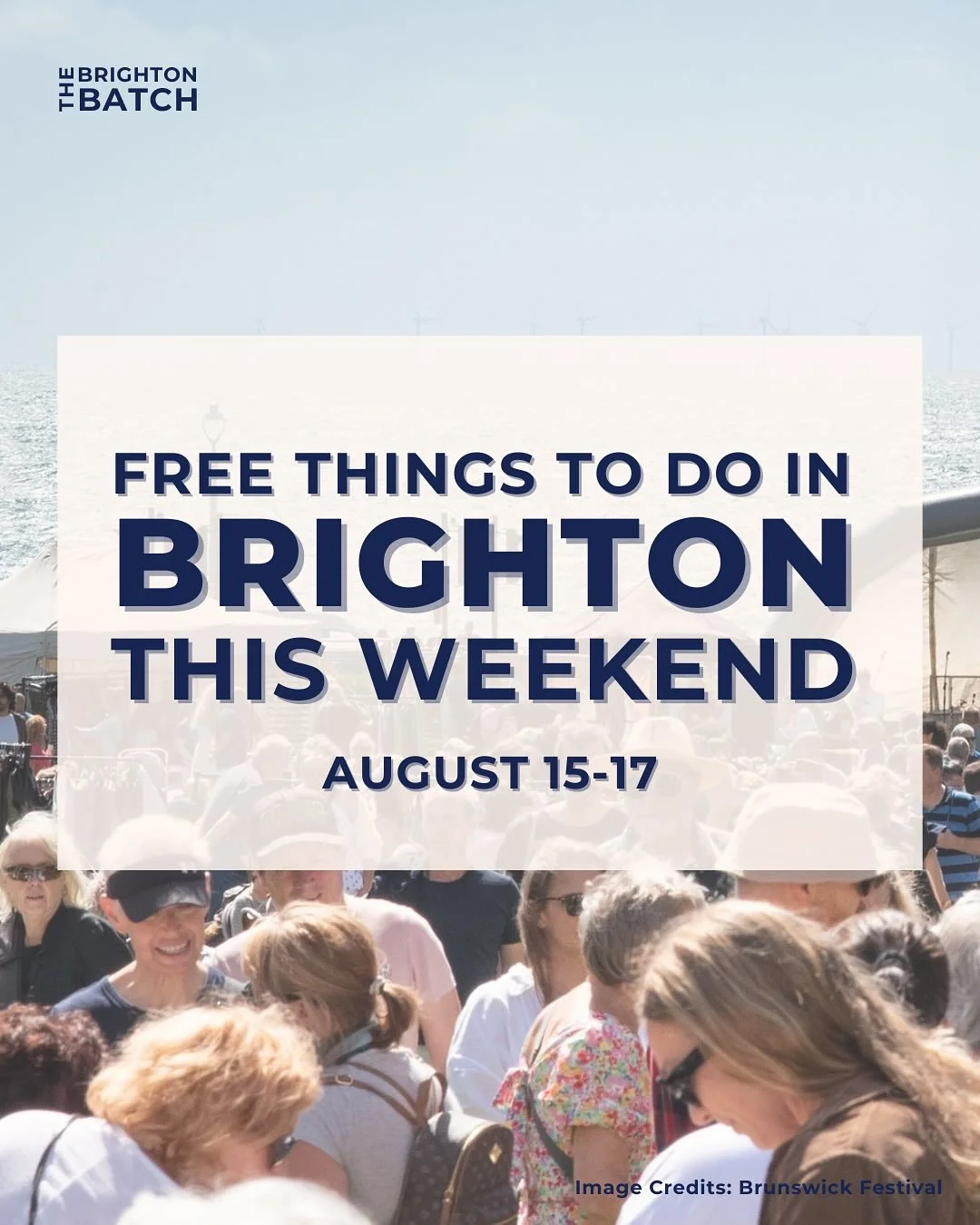🌿 Free things to do in Brighton this weekend. 

🌻 Whether you&rsquo;re looking to unplug and enjoy nature or plug in and party, here are some things you can do in Brighton &amp; Hove. 

#brightonevents #thingstodobrighton #brightonlife #brightonfoo