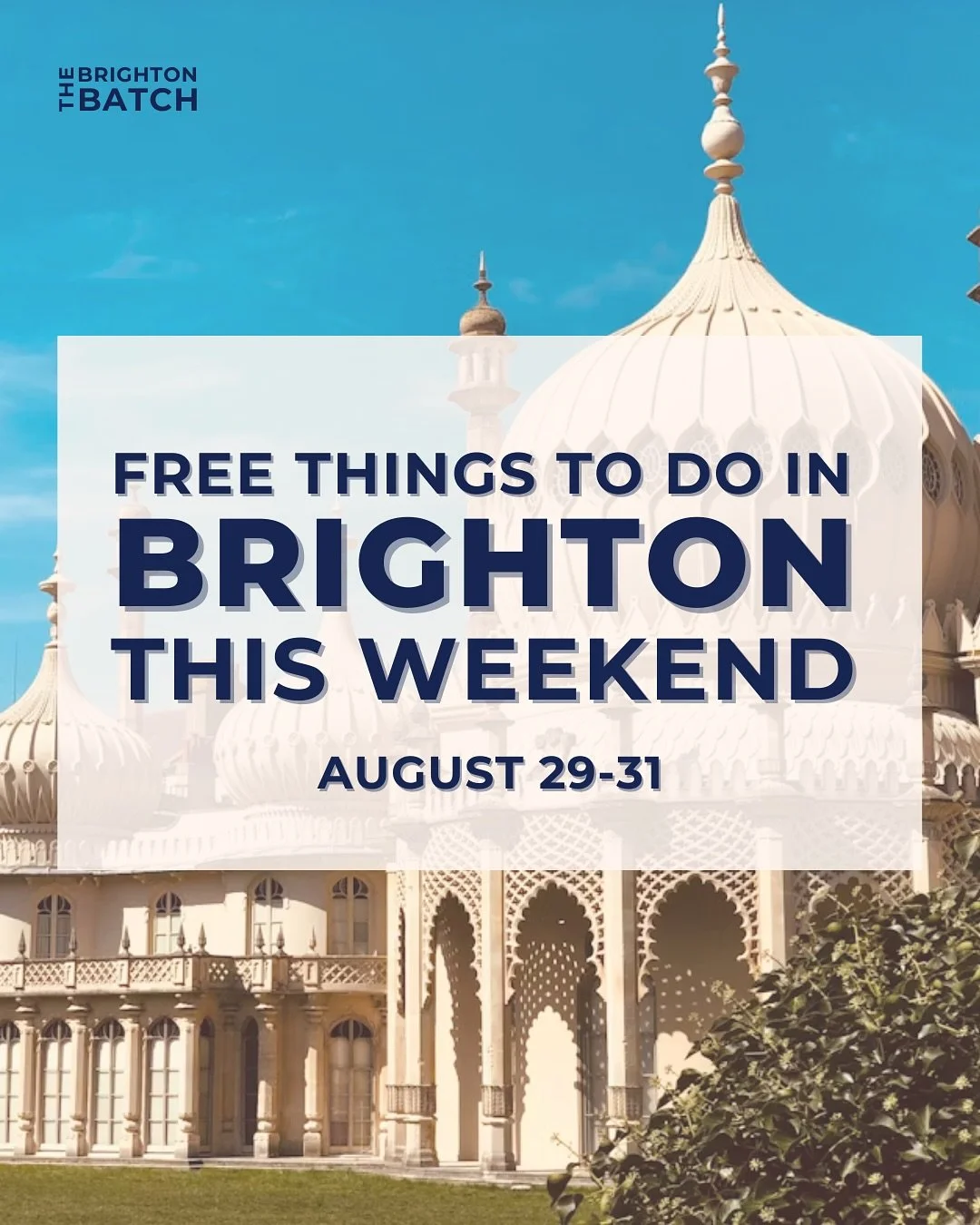 A glimpse at some of the free events in Brighton &amp; Hove this weekend. 💙

A cheeky end of summer party, a farm open day, and a very Brightonian ladies sea shanty night. ⚓️

Did we miss any hard hitters? Let us know in the comments below ⬇️ 

#bri