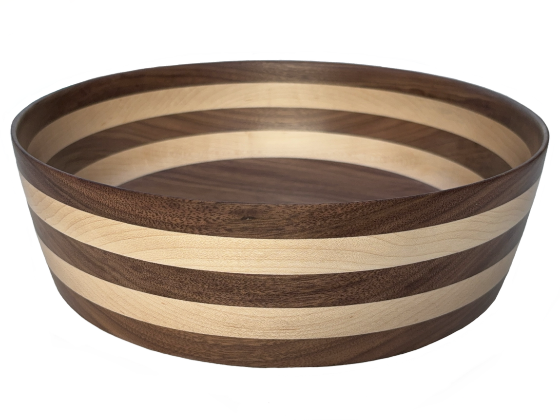 American Walnut & Rock Maple bowl