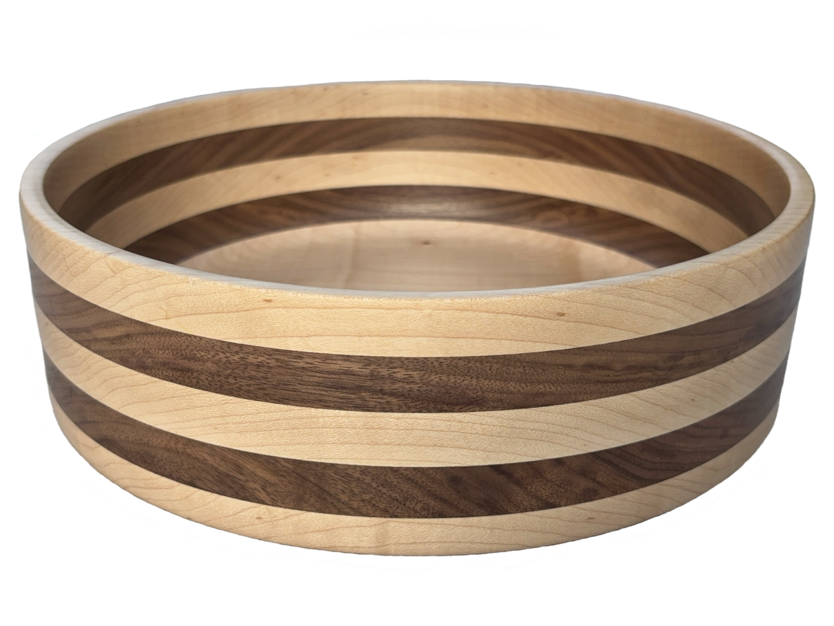 Rock Maple & American Walnut Bowl