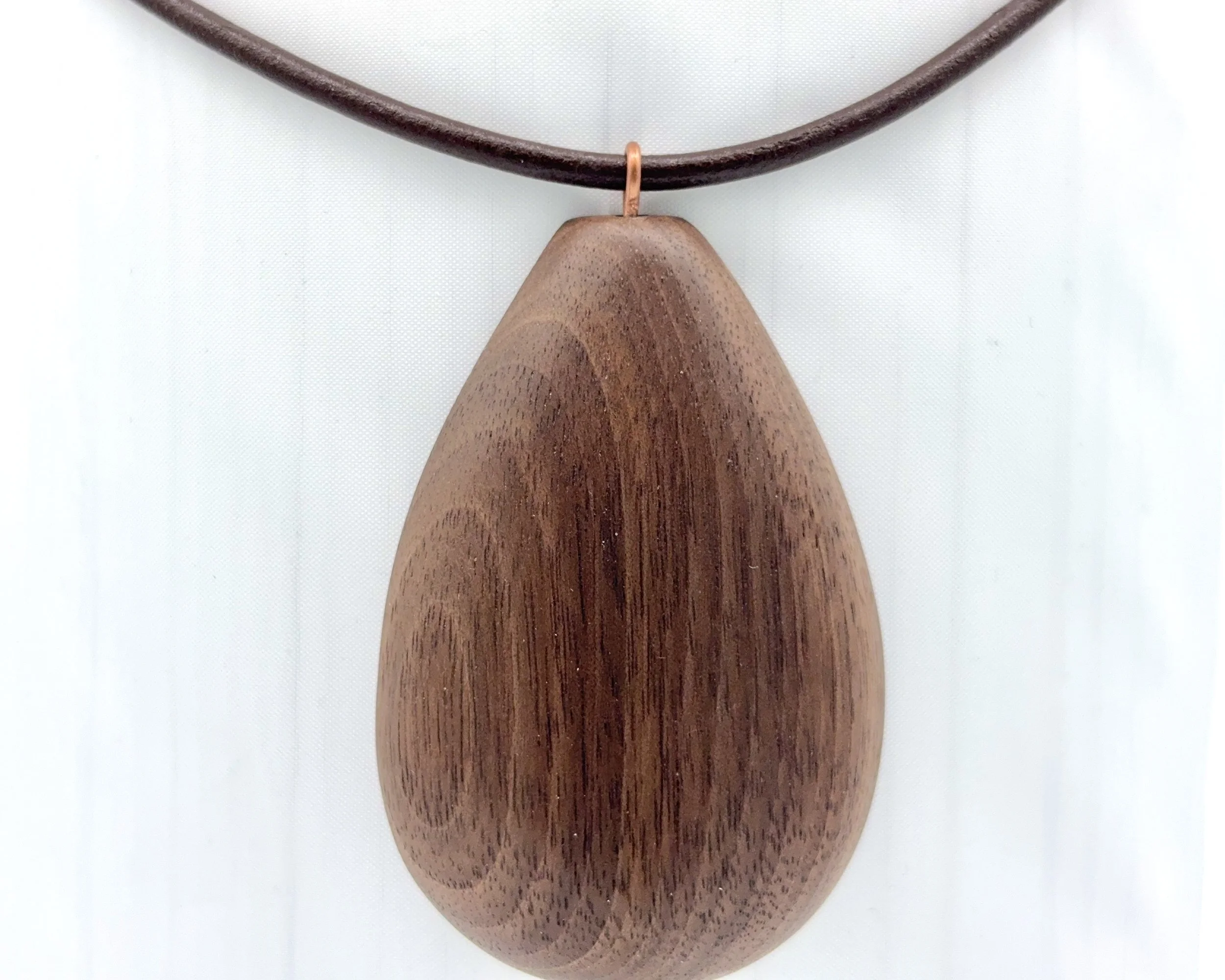 Black Walnut Teardrop Pendant