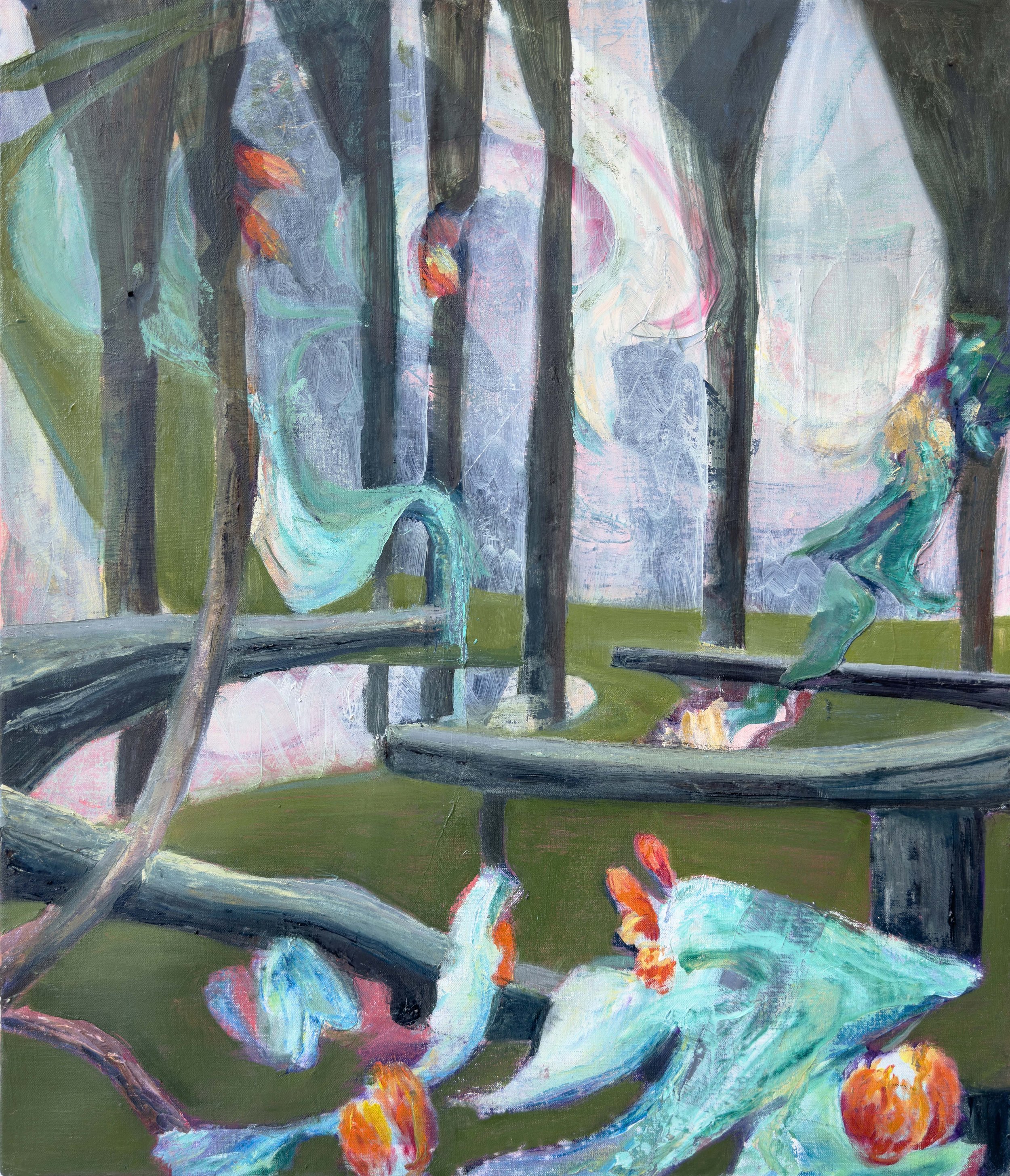 White nights,  oil on canvas, 80x60 cm, 2025