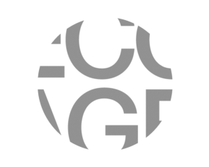 Close-up of the word 'ECO' in black and white, with the letters 'AGE' partially visible beneath.