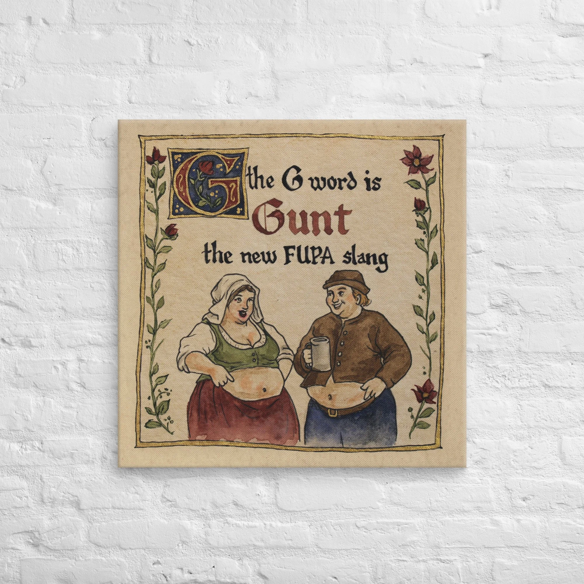 Gunt Canvas — Elizabeth McAlarney Fine Art and Other Crap