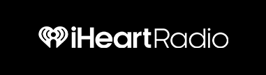 iHeartRadio logo on a black background