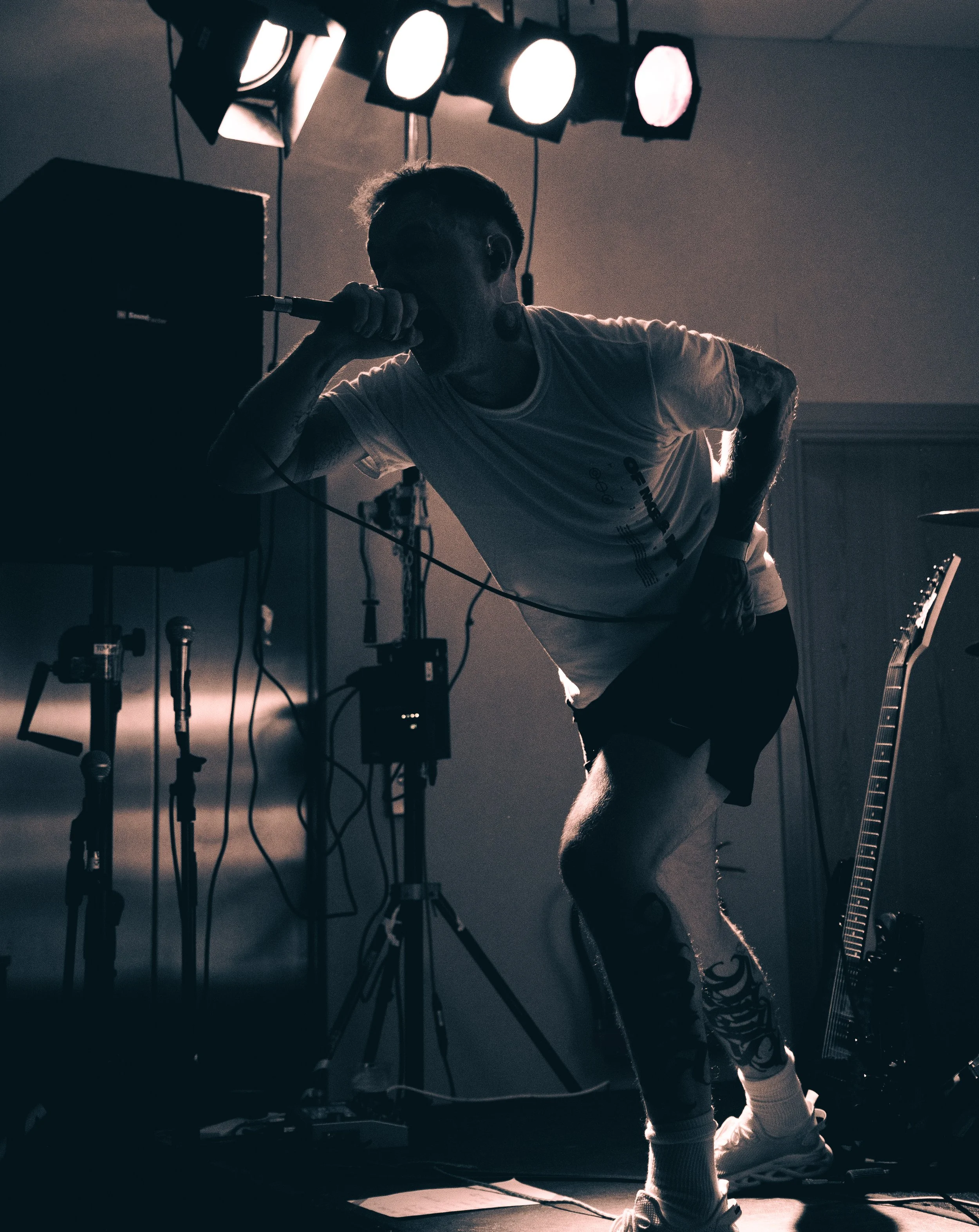 gun ghaol, gaelic metalcore, colin stone on stage