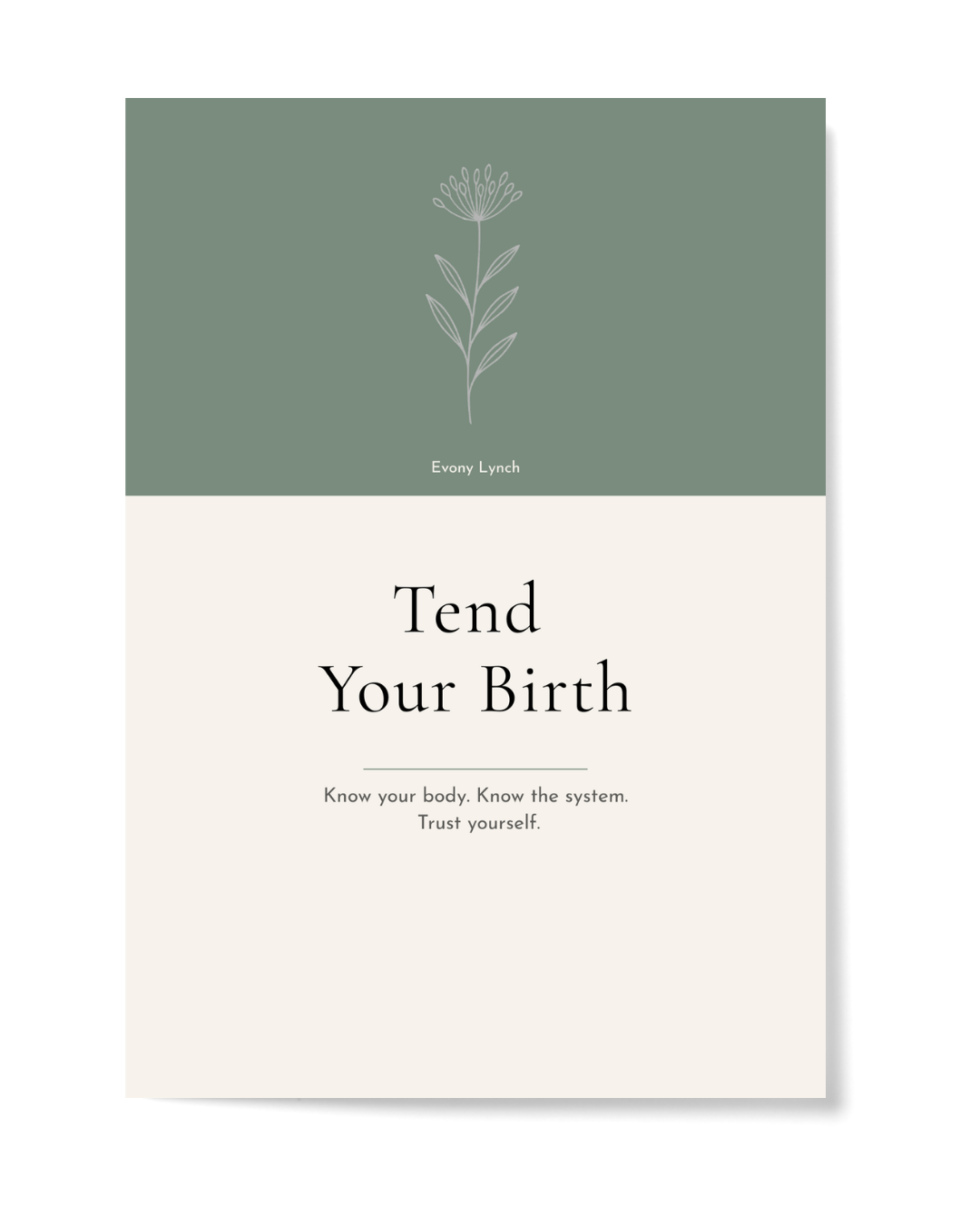 Tend Your Birth Journal Preview