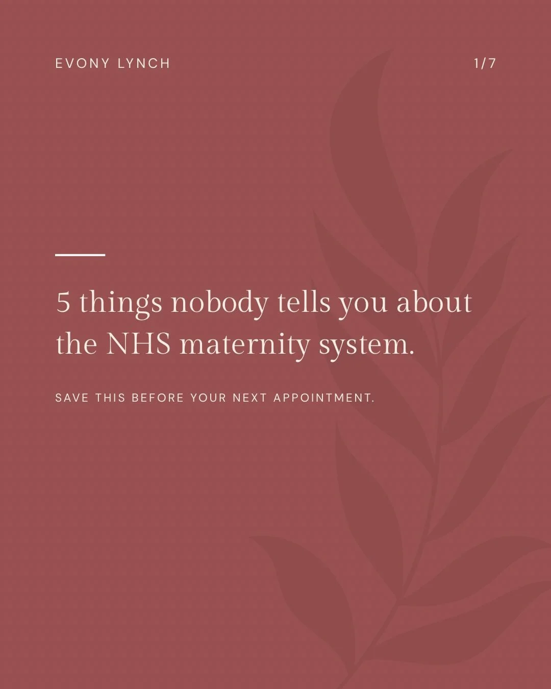 Most women go into maternity care assuming that what they&rsquo;re told is what they have to do.

It isn&rsquo;t.

The NHS is full of brilliant, caring people doing their best within a stretched system, but the system doesn&rsquo;t always &lsquo;see&
