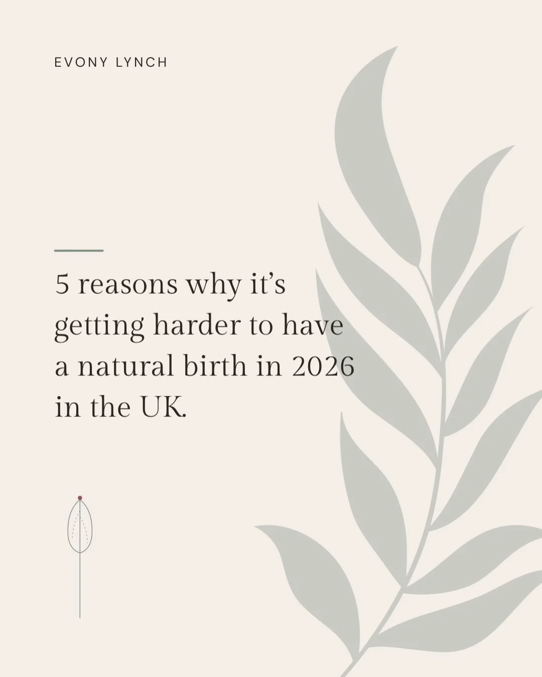 Yes we need to improve our maternity services to make them safer. We need more midwives. We need change because the system hasn&rsquo;t been working for decades. 

And we need to recognise that wanting to be fully supported, wanting a physiological b