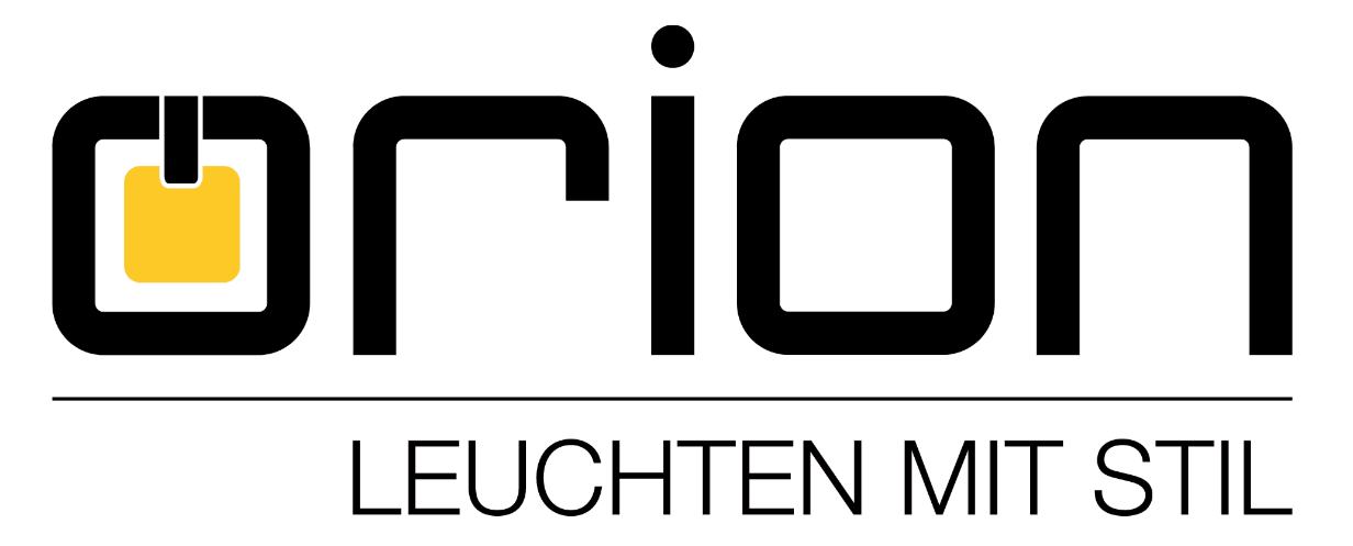 Logo der Firma Orion, Leuchten mit Stil