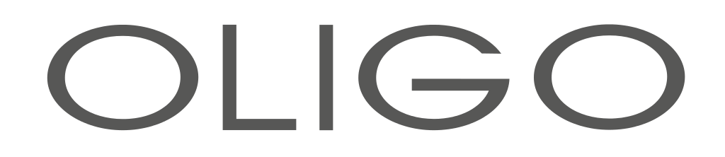Das Logo von OLIGO, bestehend aus dem Wort »OLIGO« in Großbuchstaben, mit einem stilisierten Design.