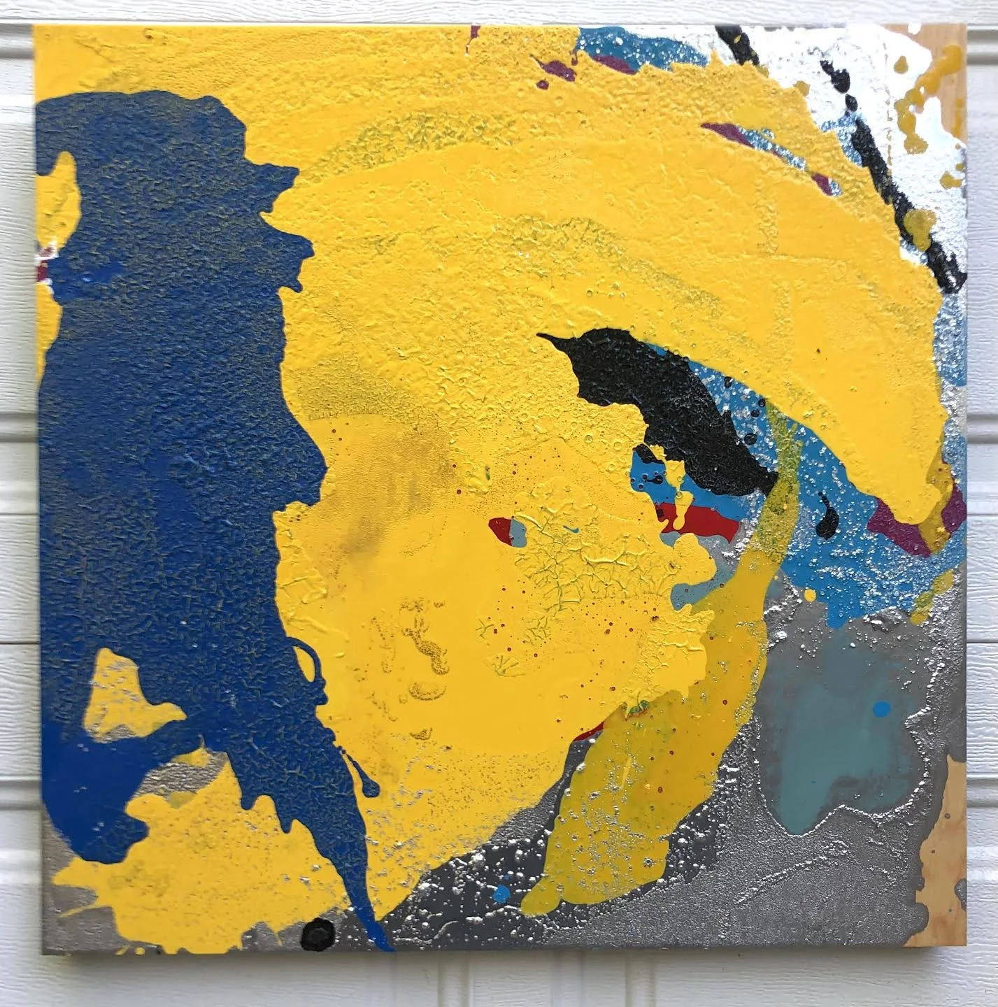 Yellow Blue, and Silver