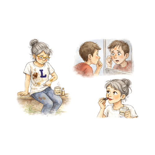 La fábula del grano y la mancha