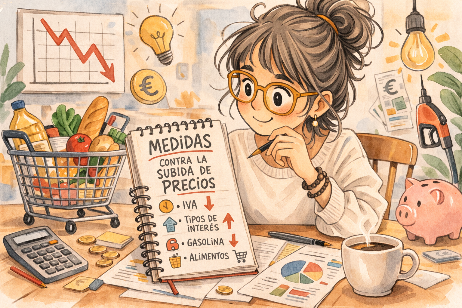 Subida de precios e inflación: qué medidas pueden frenar el aumento de la gasolina, los alimentos y la energía