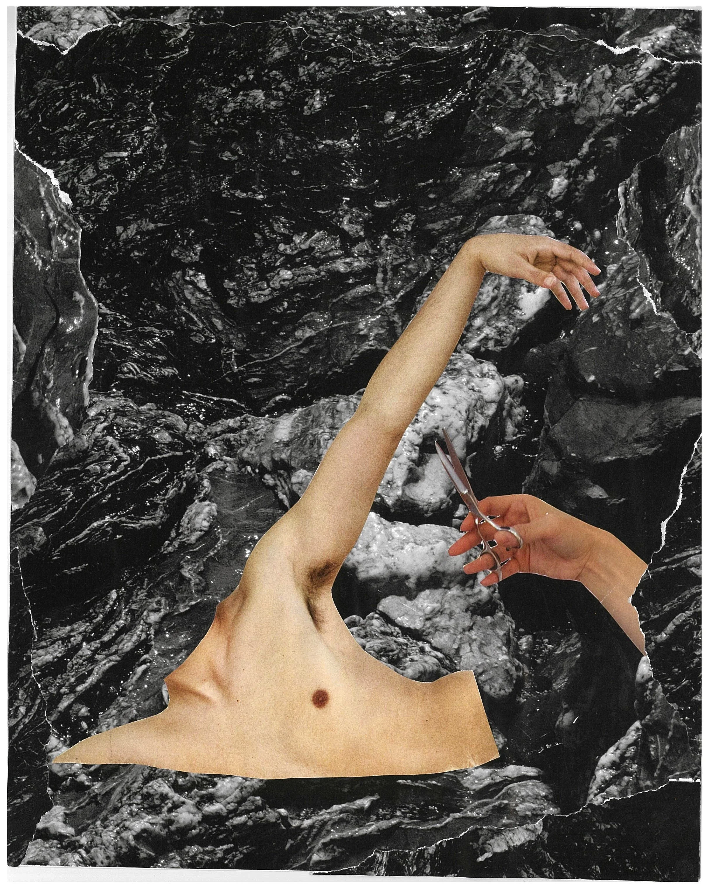 i caught myself on the crag (i) | a5 print