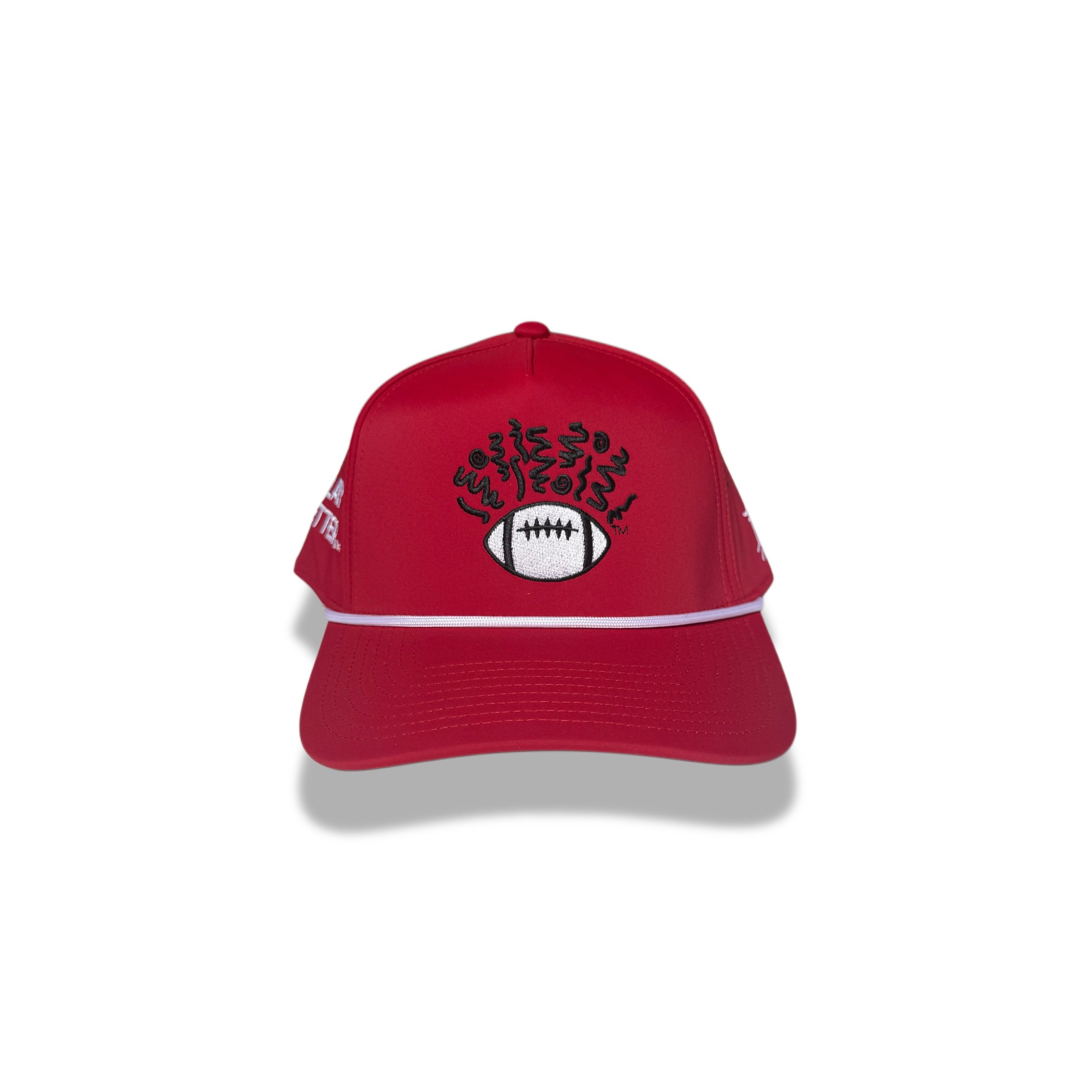 White Spiral Football
