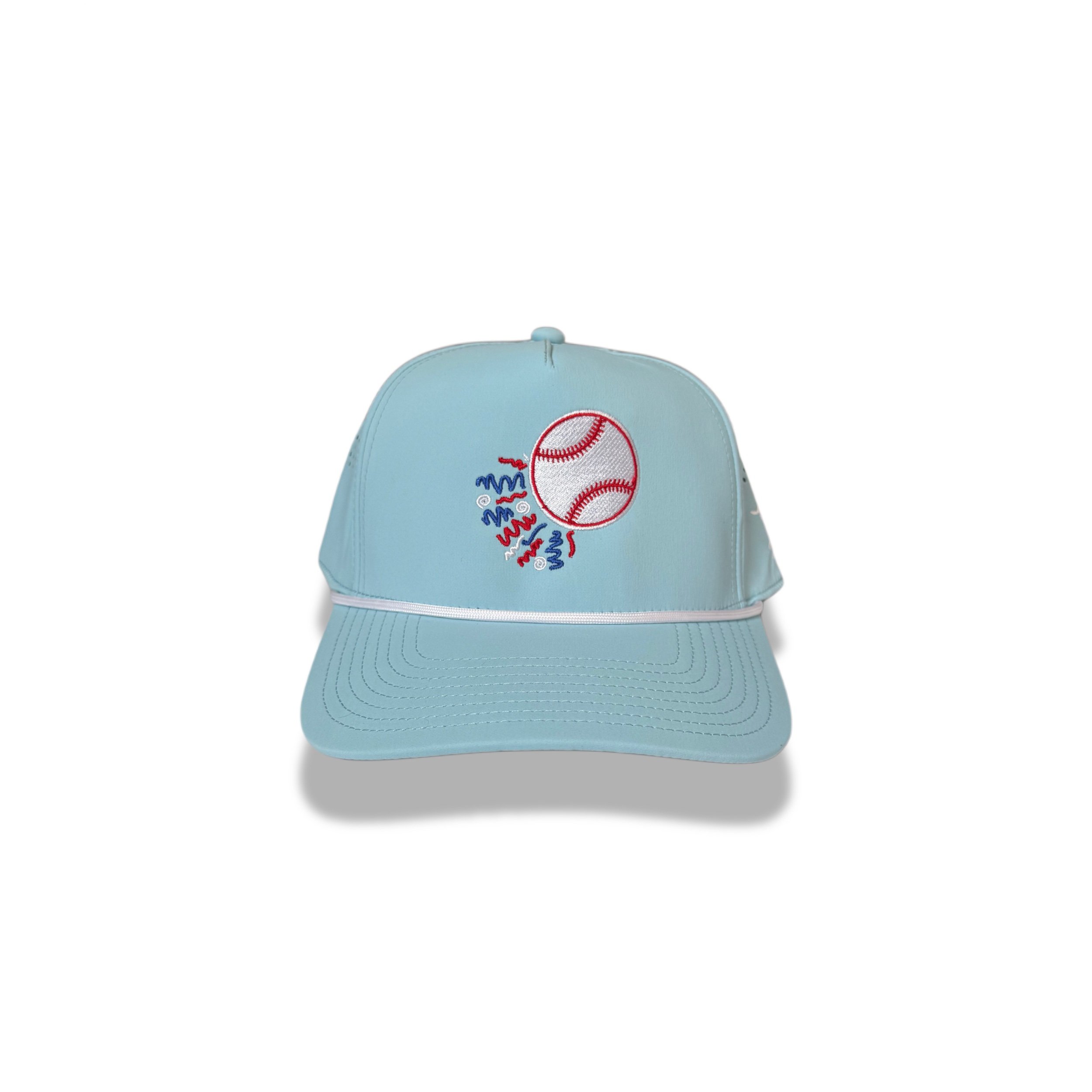 Traditional Baseball - Red, White, Blue