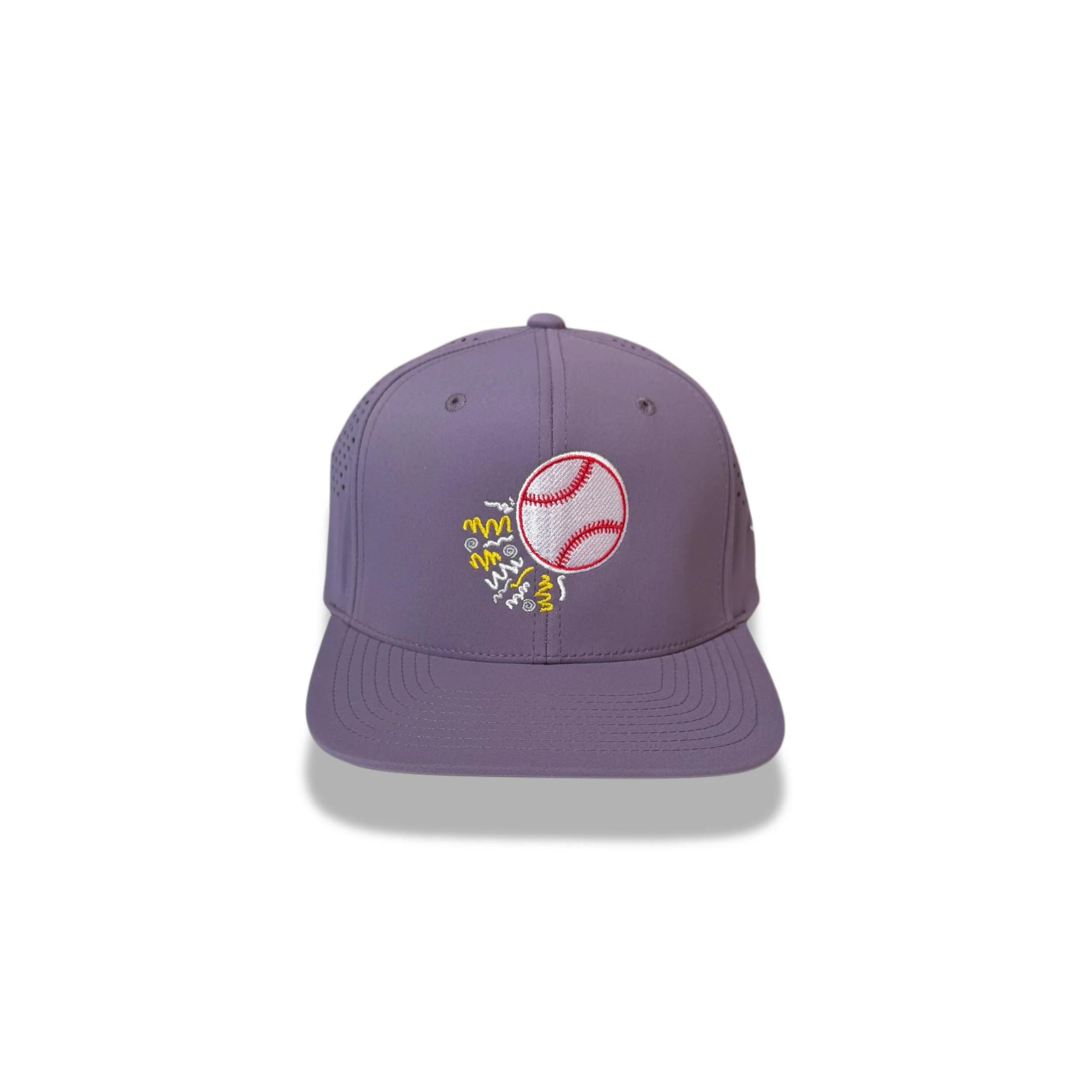 Traditional Baseball - White, Yellow, Grey