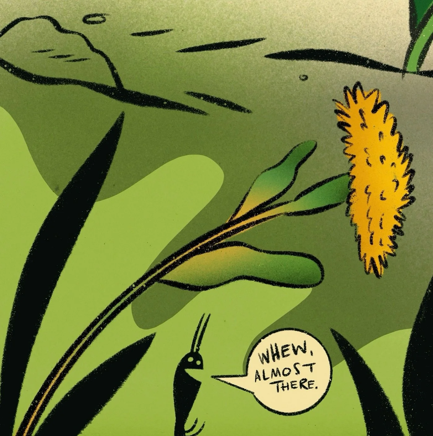 Almost there&hellip;. 
#ant #antcomic #indeedy #camplandscomic #emlewisart