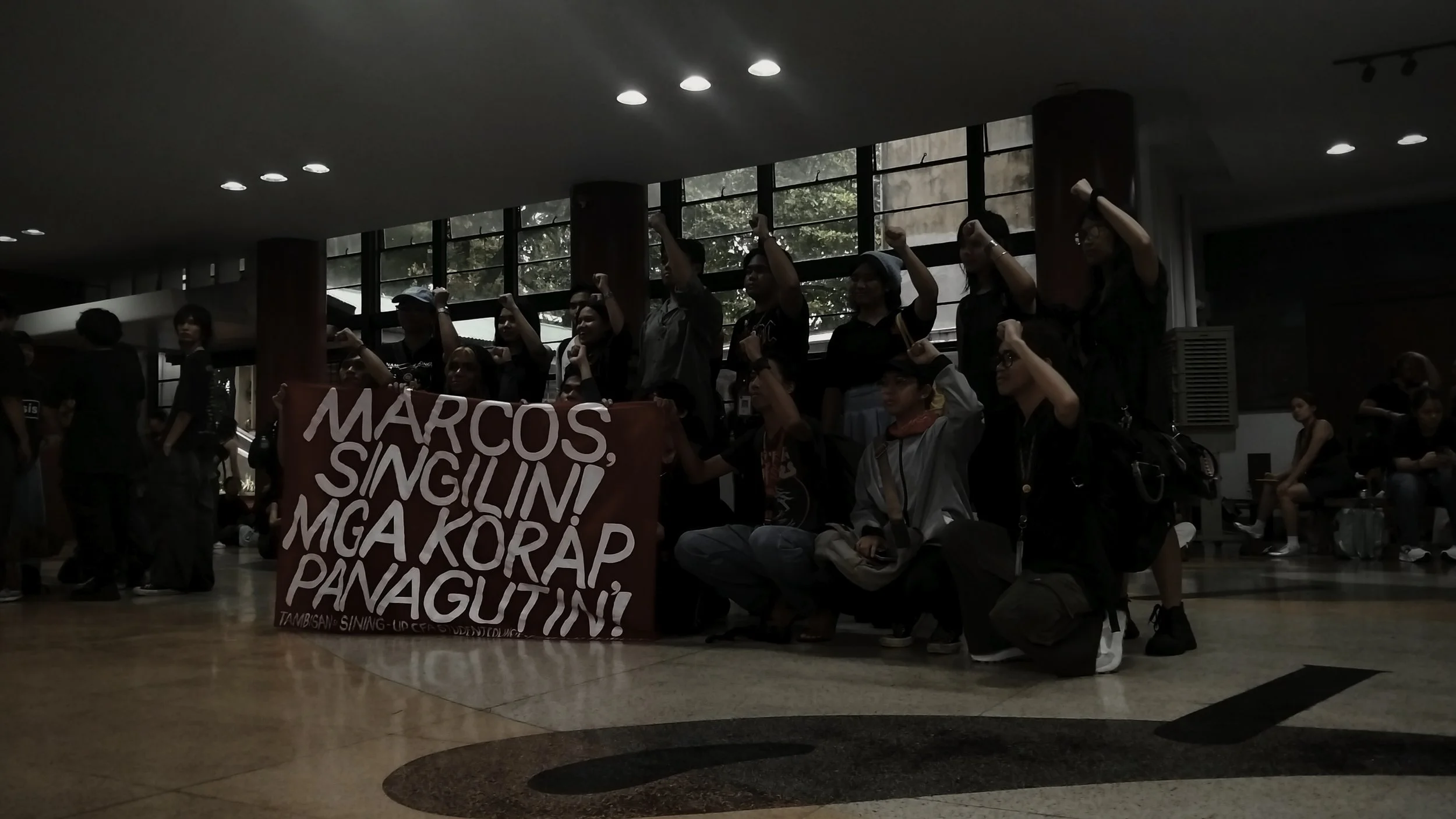 Anti-Marcos Banners