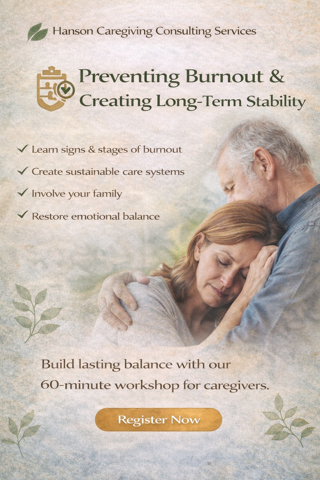 Preventing Burnout & Creating Long-Term Stability - February 24, 2026 @ 7:30 PM ET via Zoom