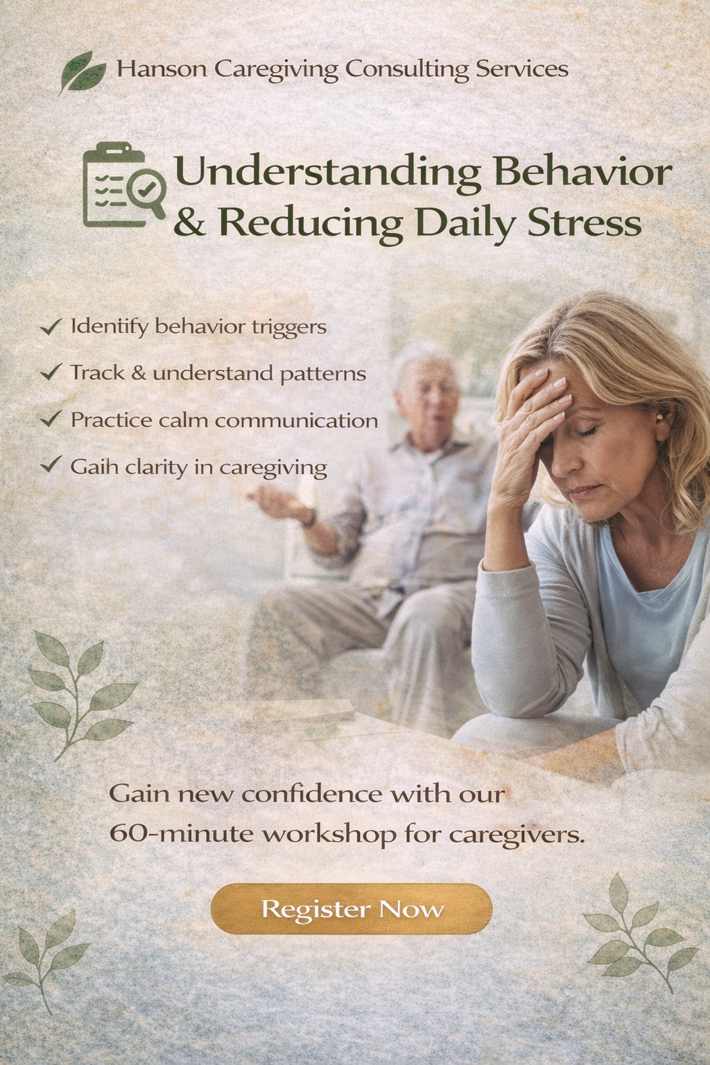 Understanding Behaviors & Reducing Daily Stress - February 10, 2026 @ 7:30 PM ET via Zoom