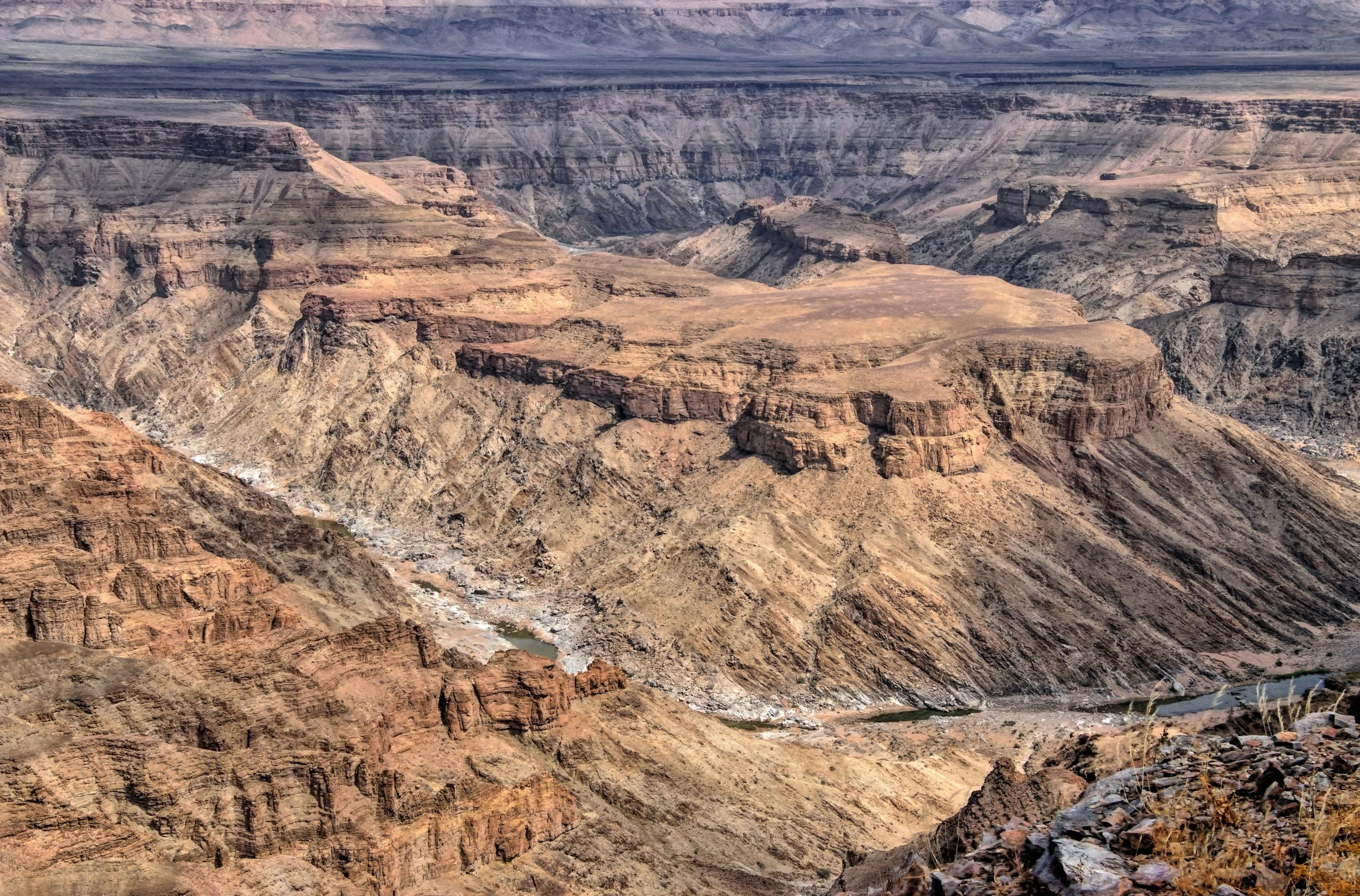 Blick in den Fish River Canyon in Namibia