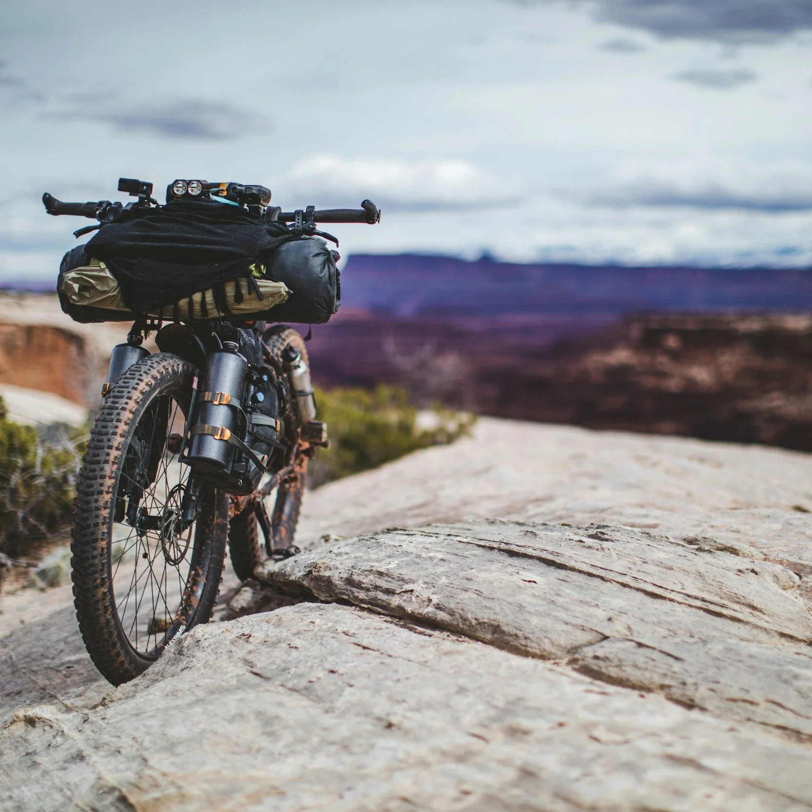 Fahrrad in der Wildnis von Südafrika