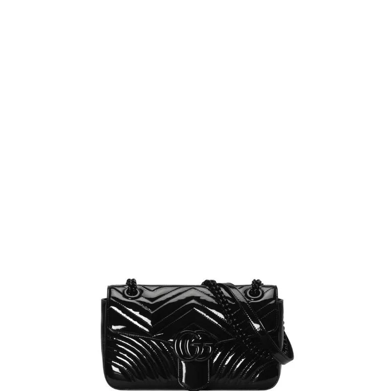 Marmont Shoulder Bag Black Patent
