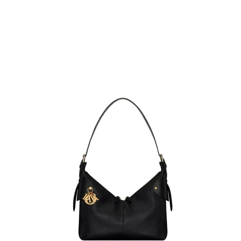 Medium Voyage Hobo Bag Black