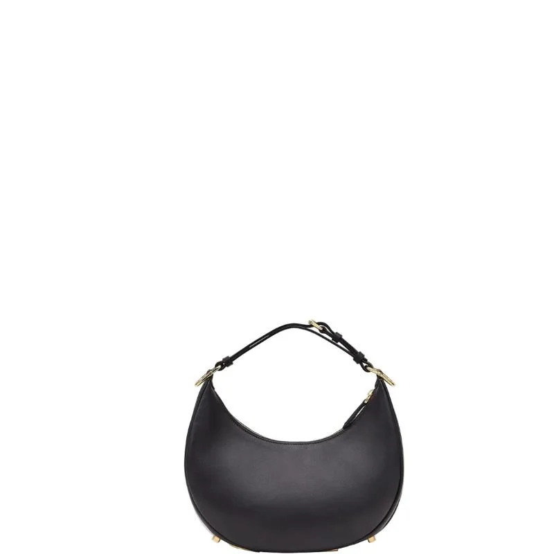 Fendigraphy  Hobo Bag Black