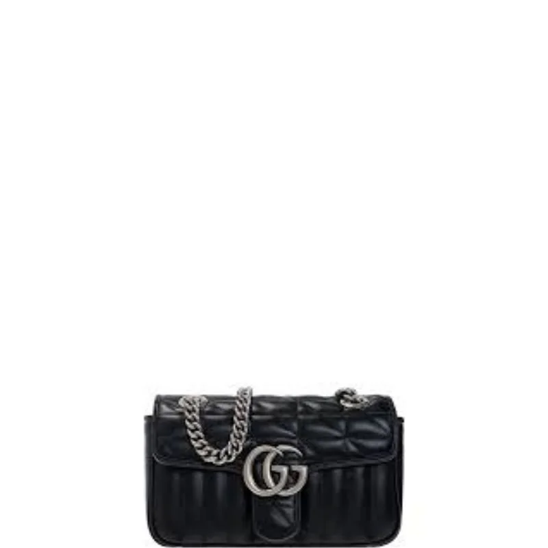 Marmont Matelasse Shoulder Bag Black