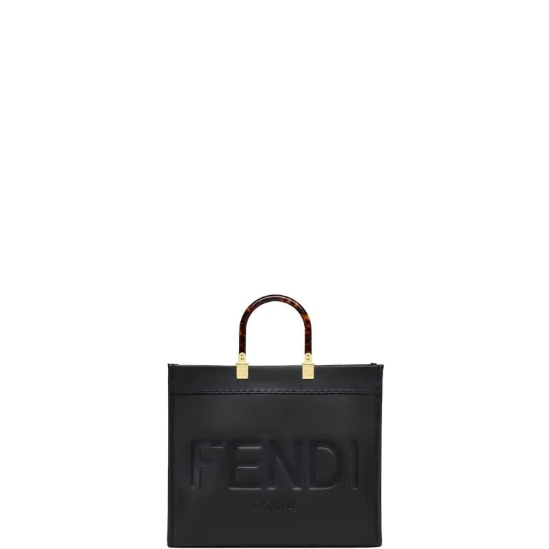 Sunshine Medium Tote Bag Black