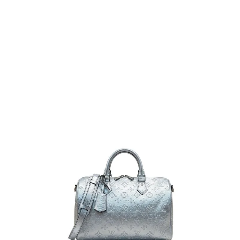 Speedy Monogram 30 Pillow Bag Silver