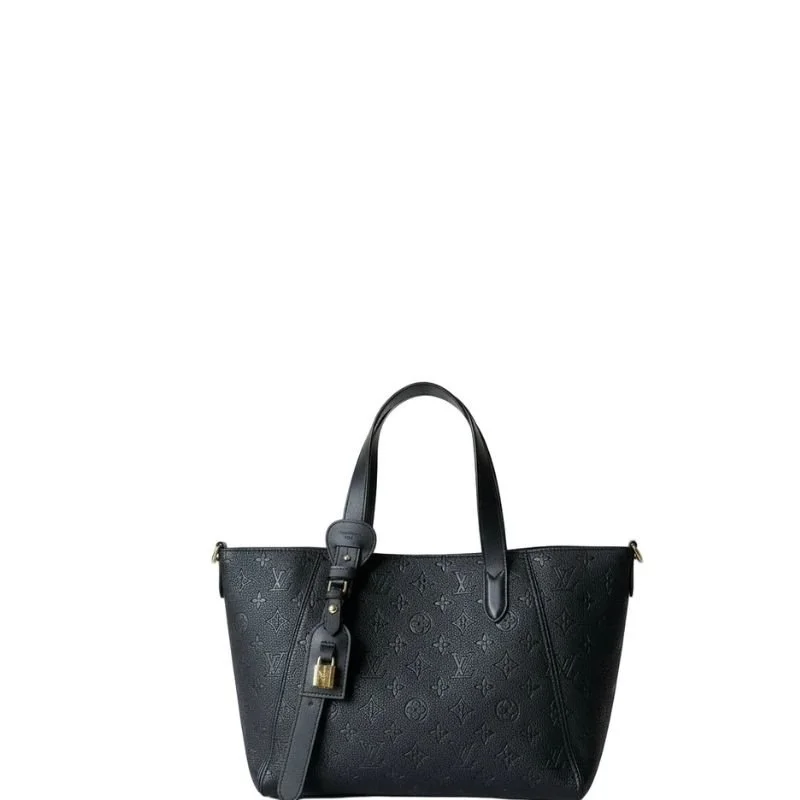 ALL IN ONE logo embossed Tote Bag Black