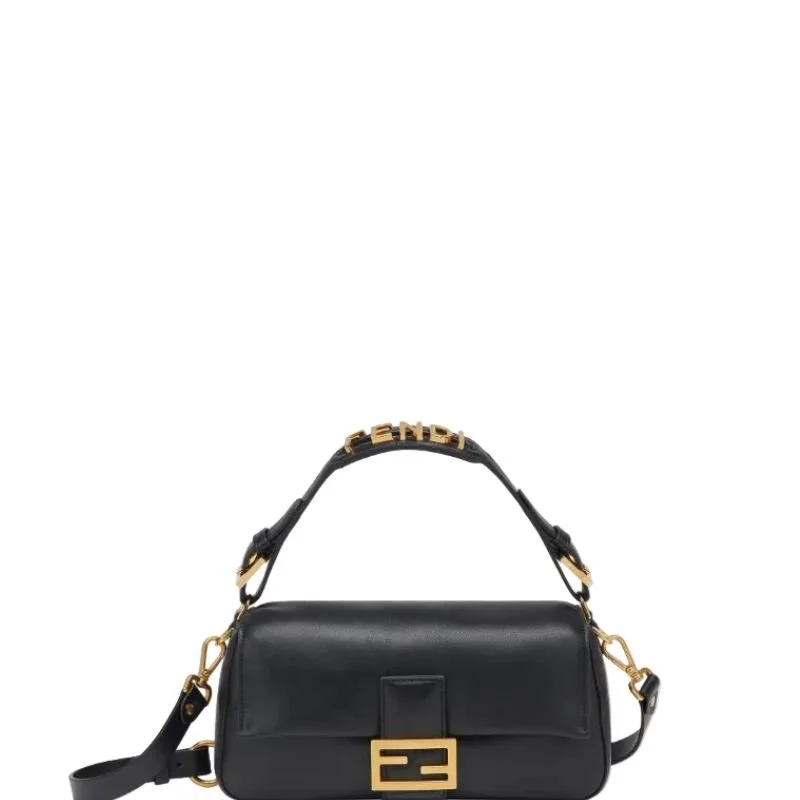Baguette Shoulder Bag Black/Gold