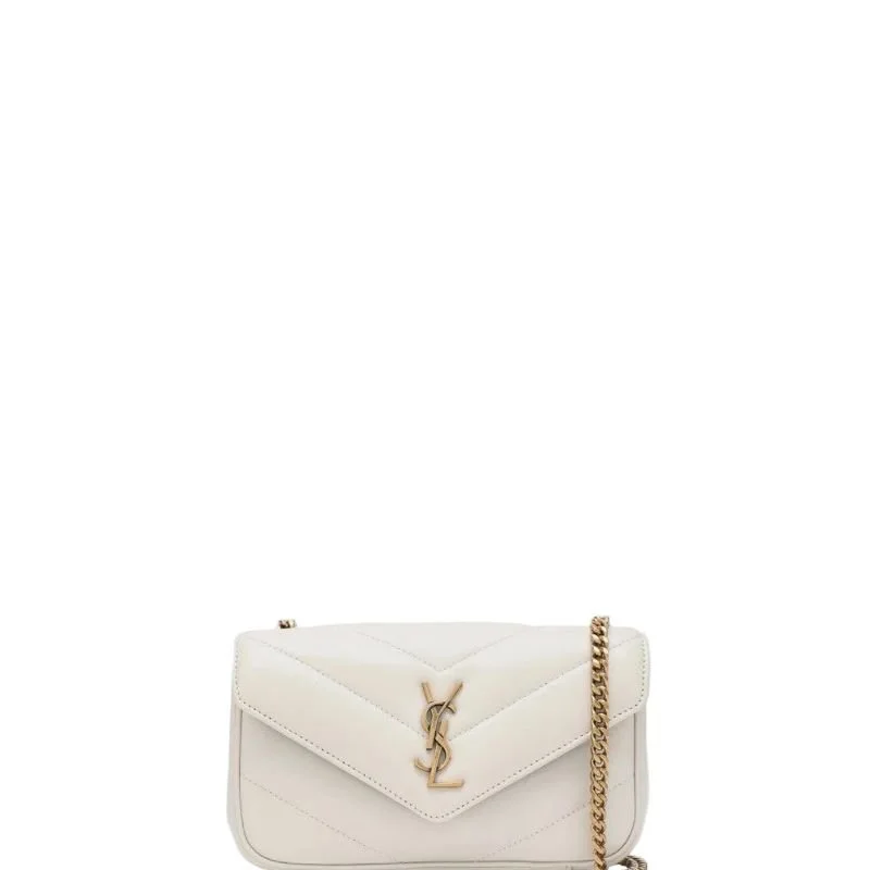 Loulou Shoulder Bag White