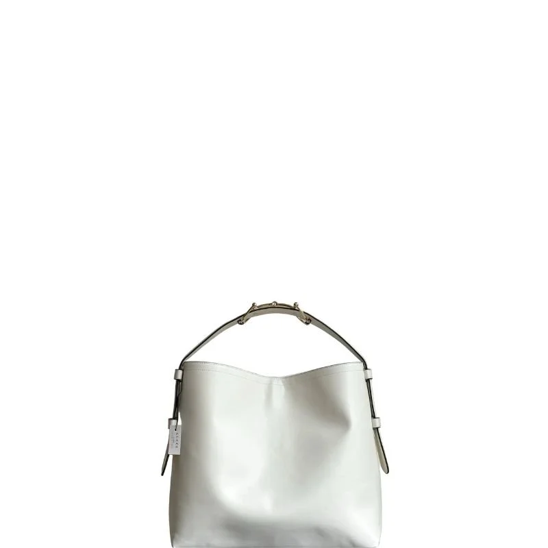 Large Beatrix Tote Bag Leather White