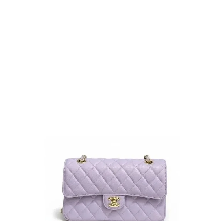 Caviar Classic Flap Bag - Jumbo 25 Lilac