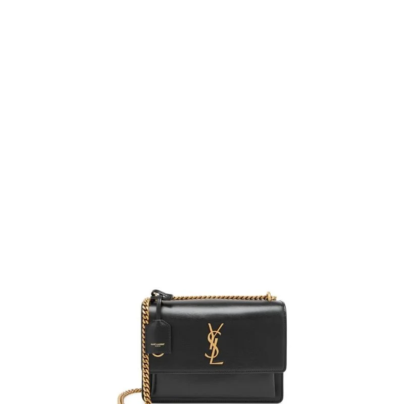 Sunset Shoulder Chain Bag Black