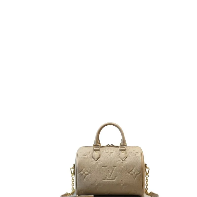 Speedy Monogram 25 Pillow Bag Beige