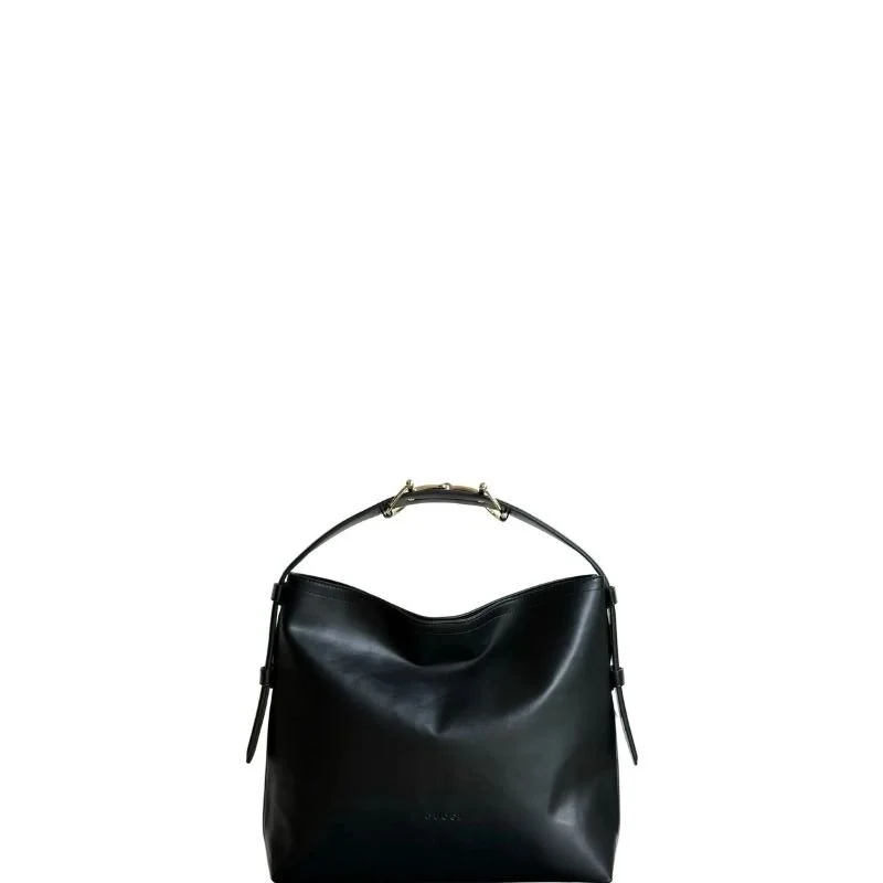 Large Beatrix Tote Bag Leather Black