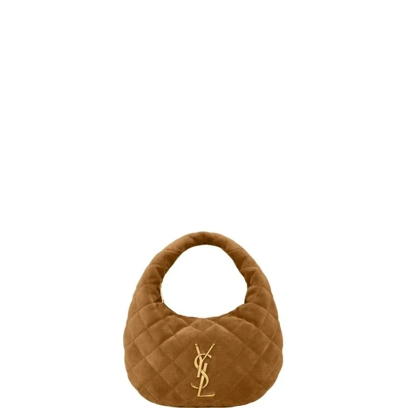 Icarino Suede Hobo Bag Ginger