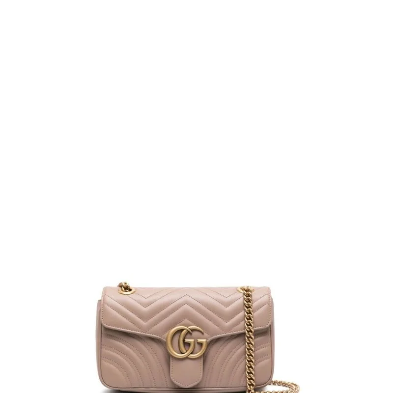 Marmont Shoulder Bag Cream Pink