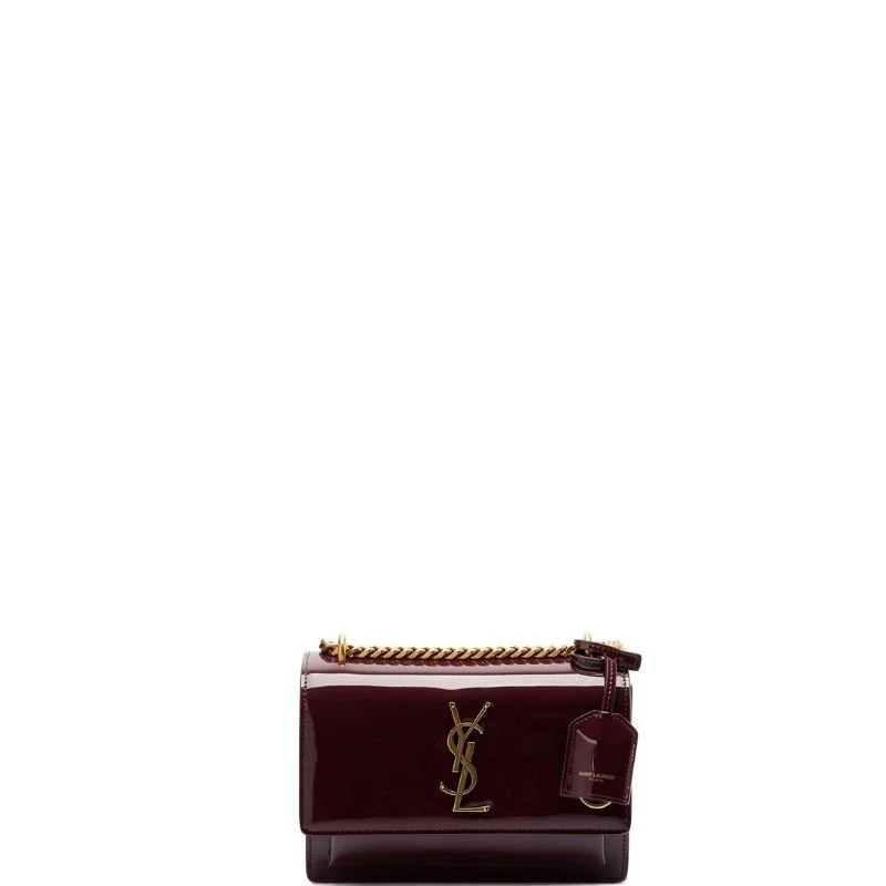 Sunset Patent Leather Bag Patent Cherry